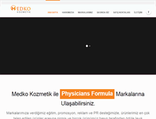 Tablet Screenshot of medkokozmetik.com